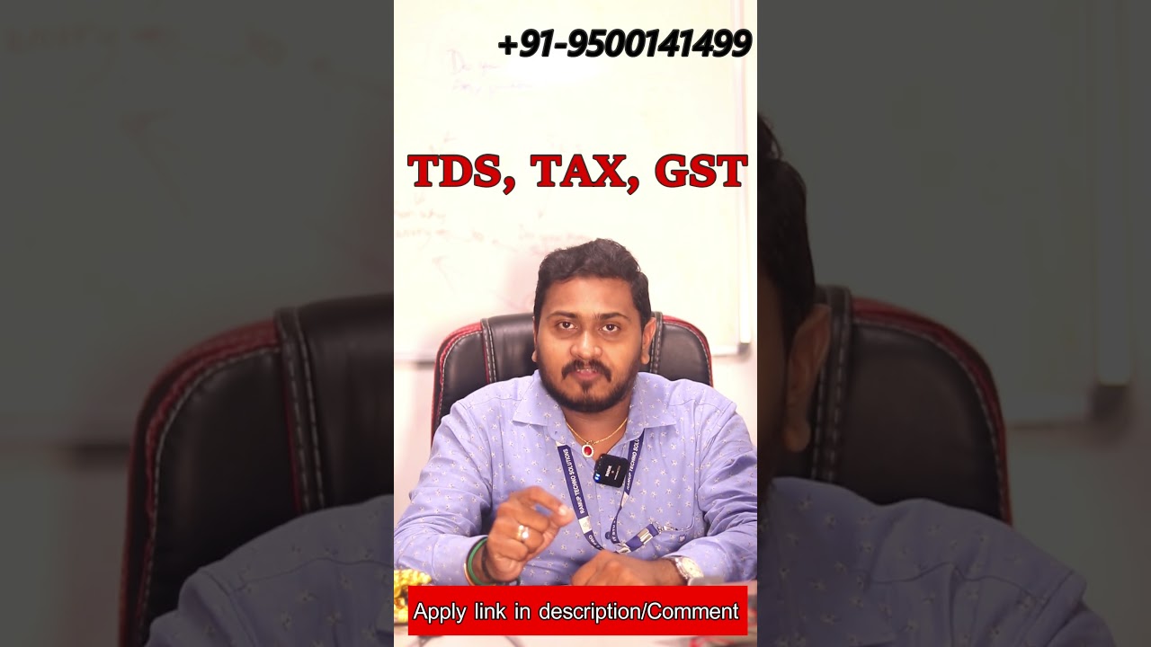 Work From Home Job | TAX,TDS and  GST Filing Online Classes in Tamil | IT STU2PRO