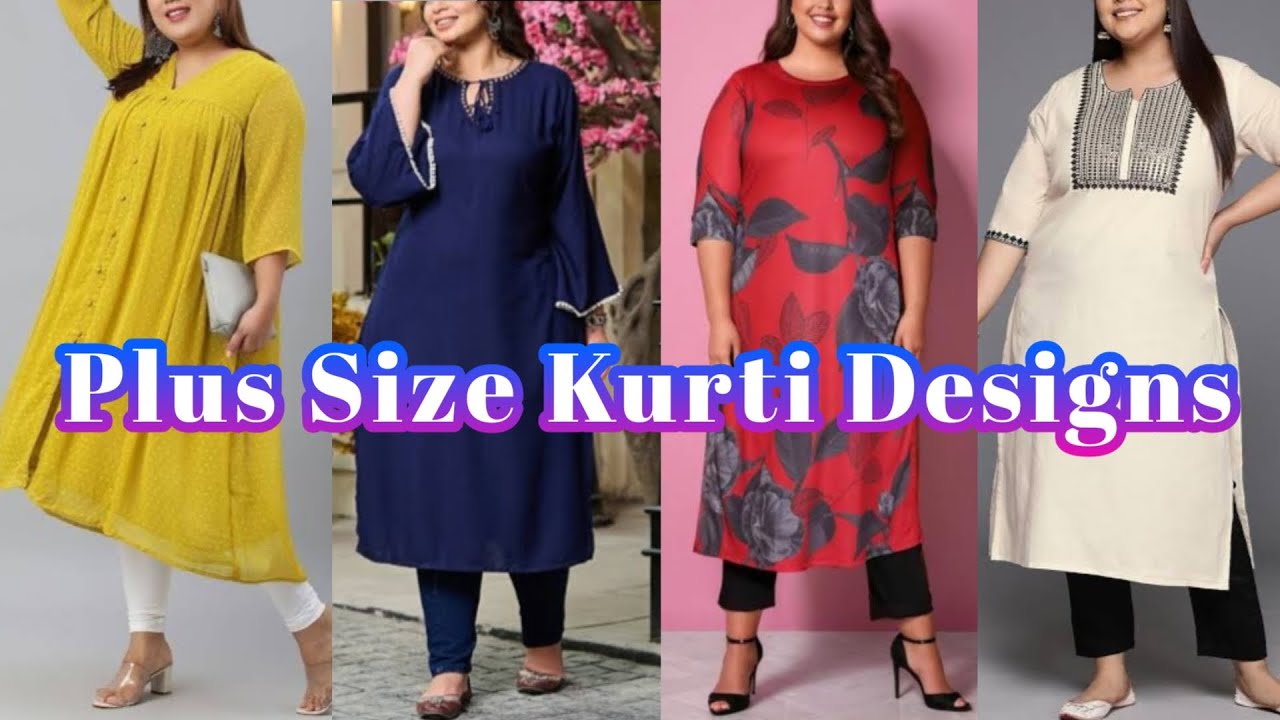 Plus Size Kurti Designs 2024 | Latest Kurti Design Ideas For Plus Size Women| Kurti |by Look Stylish
