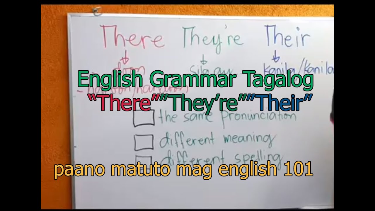 There Their They're-Commonly Confused Words in English -Paano Gumaling sa English Grammar