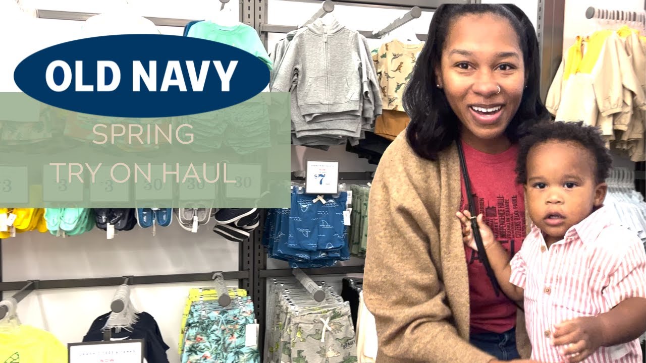 Old Navy Spring Haul for Toddler Boy | Shop With Me | Haul About Spring