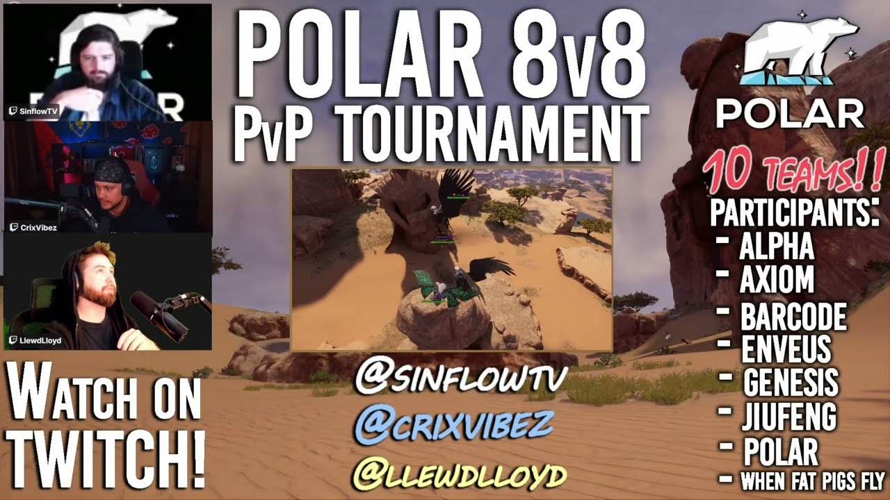 Ashes of Creation Bard PvP [Polar 8v8 Tournament]