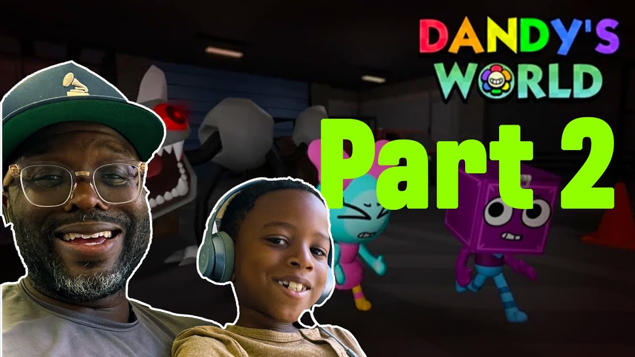Teaching Dad How To Play Dandy's World PART II - Help Me Reach 1000 Subscriber!