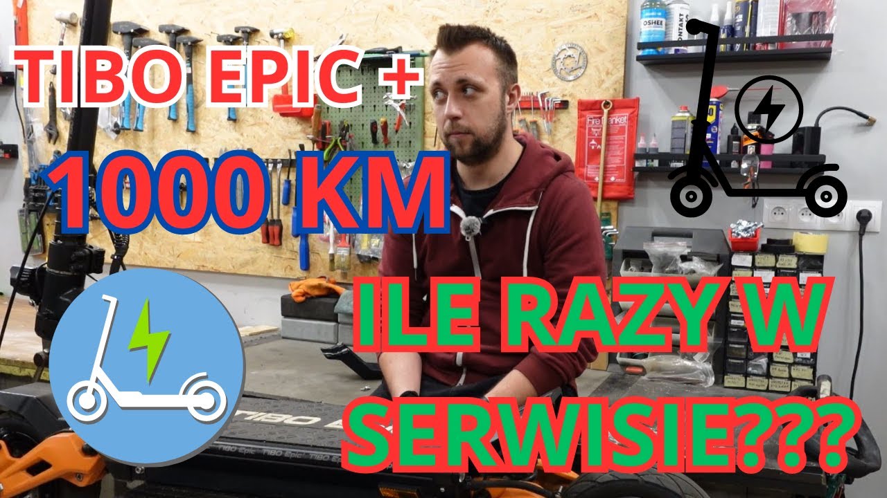 Moja opinia o TIBO EPIC+  po 1000 km. Czy to hulajnoga dla prawdziwych fanów prędkości?
