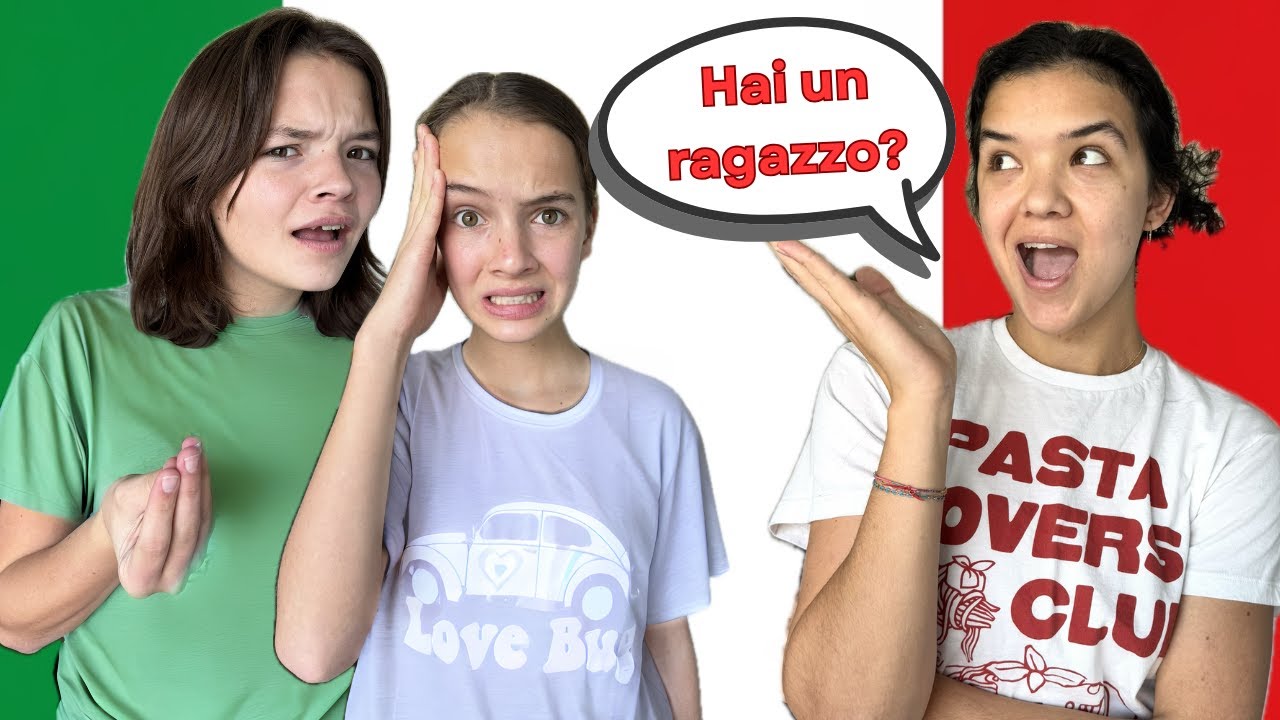 I spoke only ITALIAN to my family for 24 hours!!