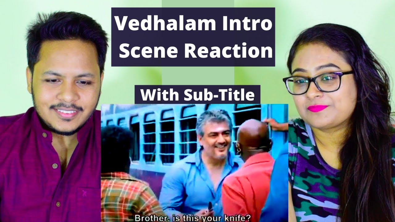 Vedhalam Intro Scene REACTION | #ThalaAjith | Mr. & Mrs. Pandit