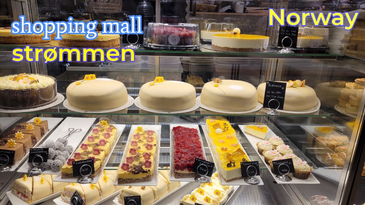 Shopping mall strømmen Norway, walk around shopping mall at weeken, Review nơi toi sống🇸🇯
