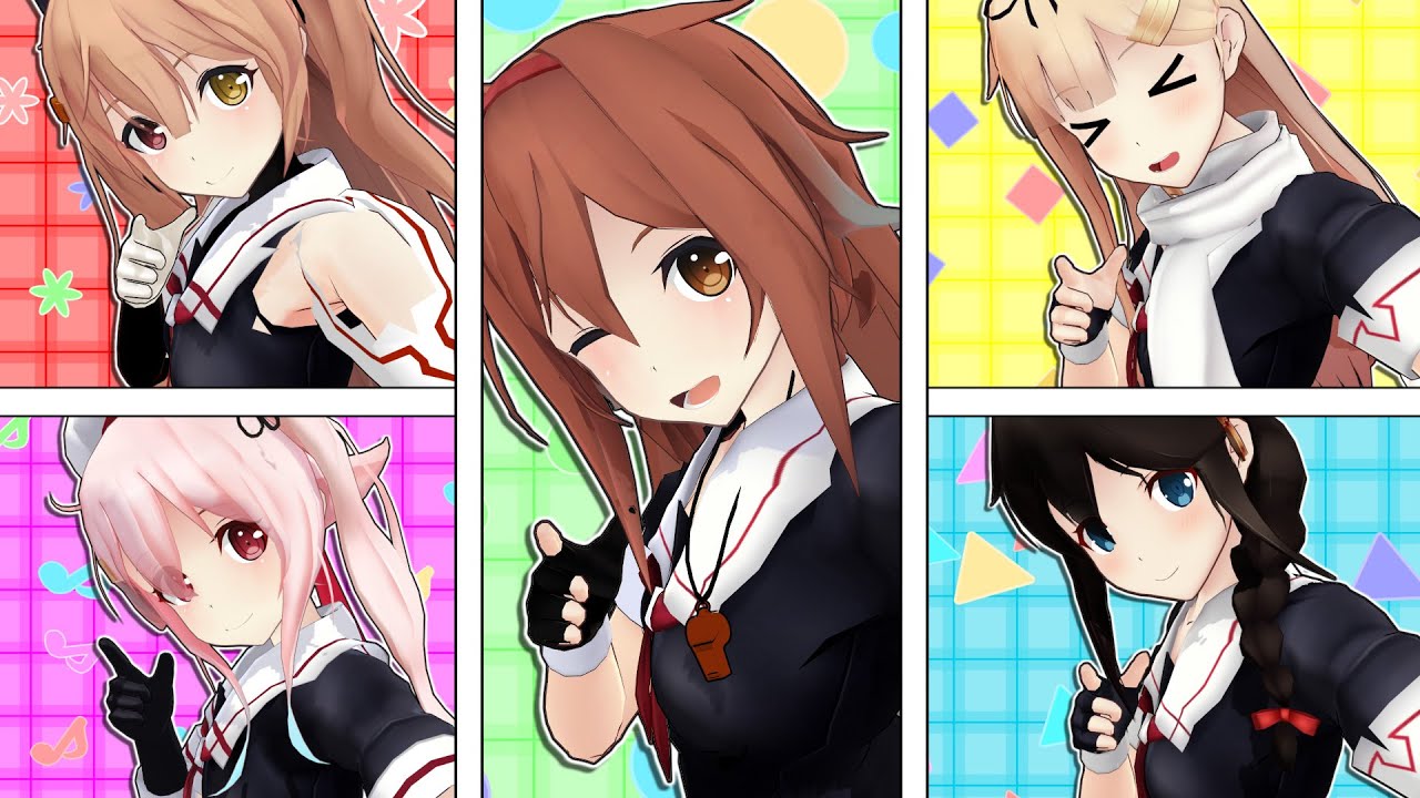 【MMD艦これ】白露型姉妹で絶体絶命