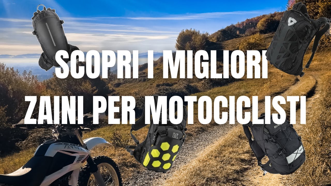 LA MIA RICERCA DELLO ZAINO DA MOTO PERFETTO 🎒