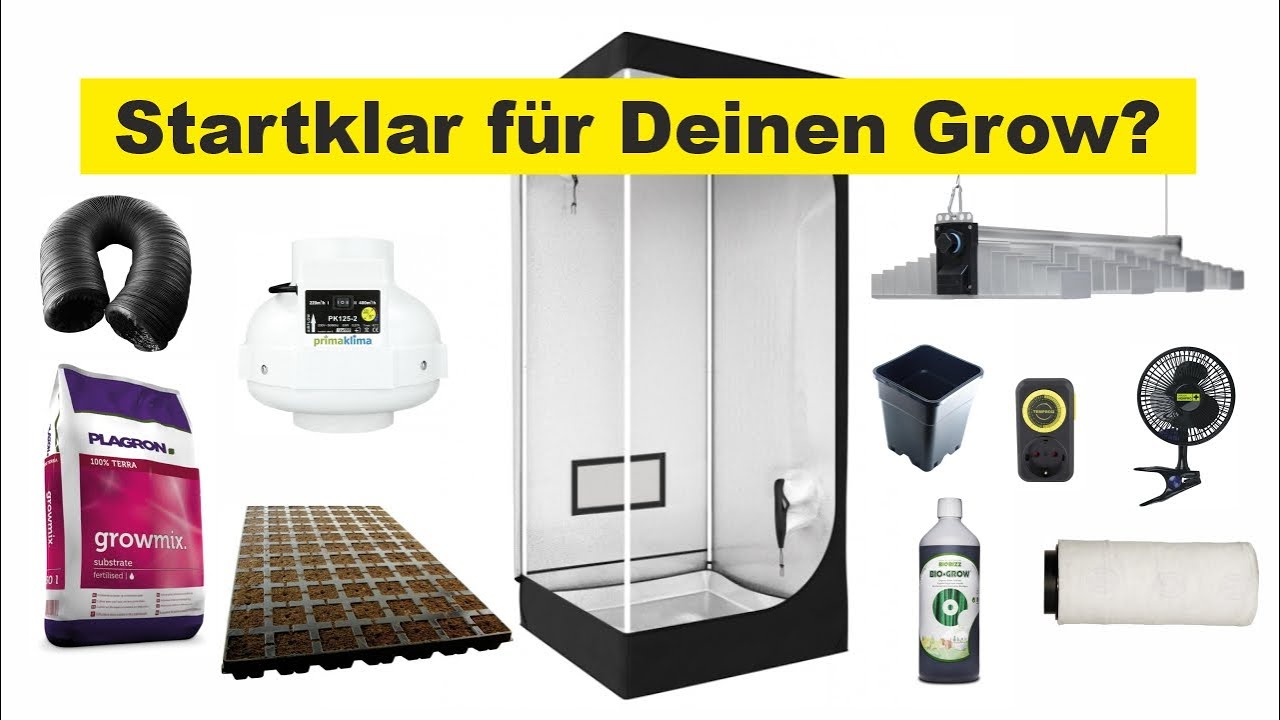 Growshop.de: Startklar f&uuml;r Deinen Grow? (Pflanzzeit!) Anzucht, Komplettsets, LED Growlampen, D&uuml;nger