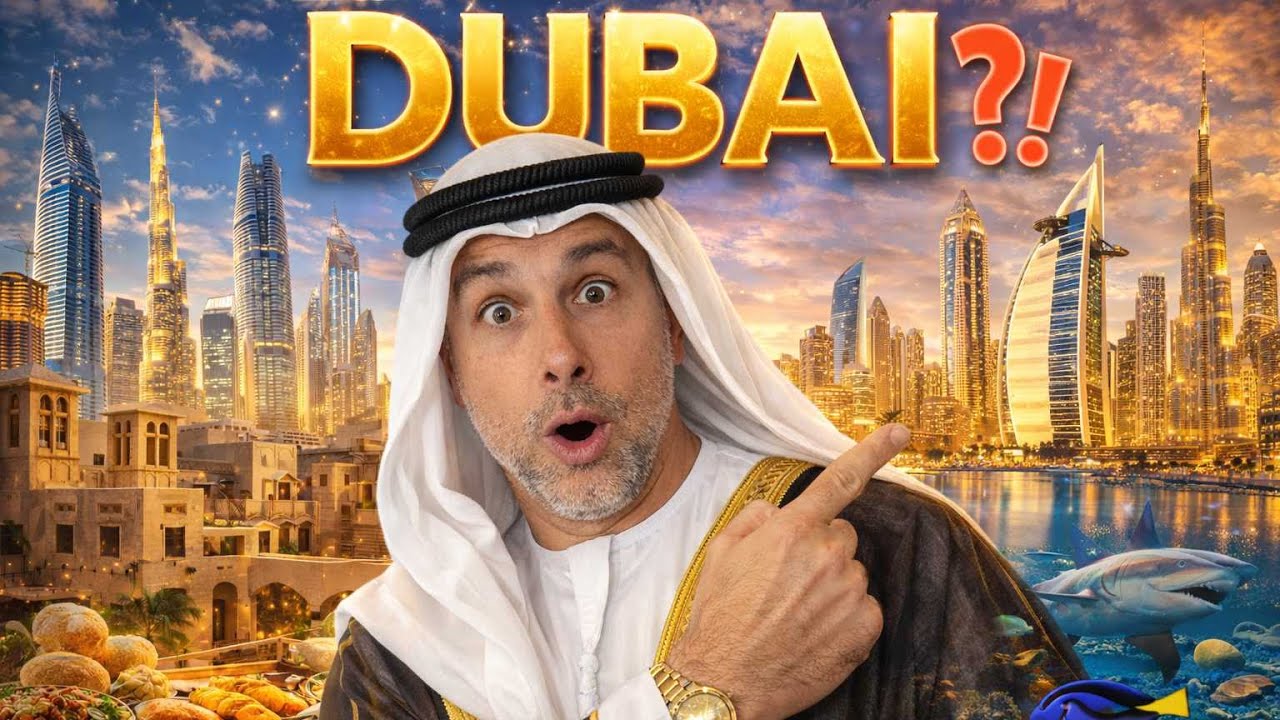 DUBAI mě totálně ŠOKOVALA! 🤯 Luxus, staré město, nejdražší jídlo & obří žraloci! 🇦🇪