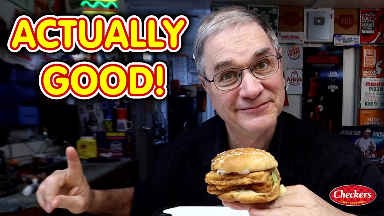 Checkers & Rally’s Deep Sea Double Review 🍔Fish Sandwich | DECONSTRUCT • TEMP • TASTE  Joe is Hungry