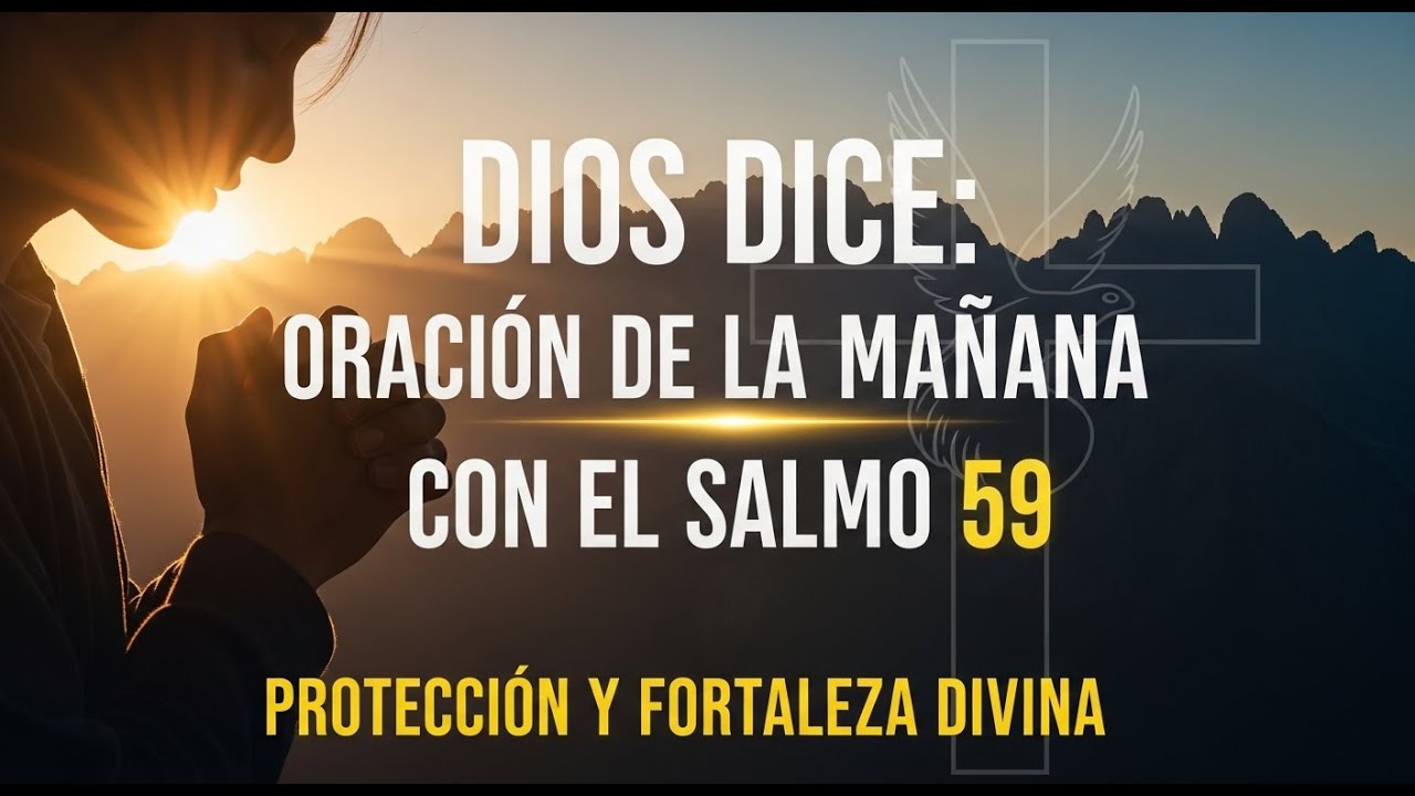 DIOS DICE: ORACIÓN DE LA MAÑANA CON EL SALMO 59 | PROTECCIÓN Y FORTALEZA DIVINA
