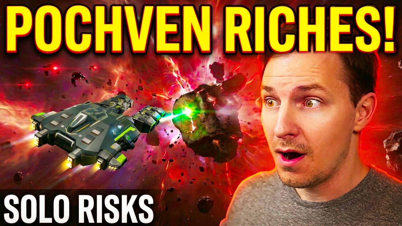 Filament Into BIG ISK 🔻 Solo Ninja Pochven Mining 🔺 EVE Online