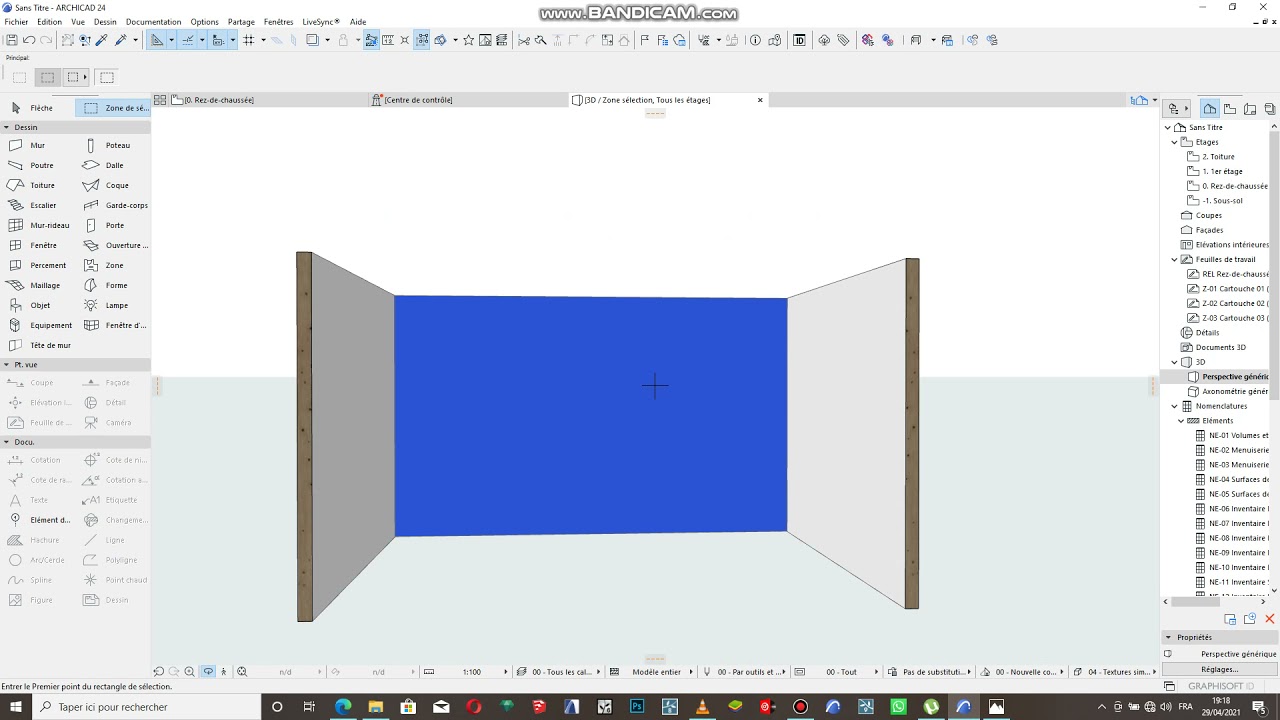 ARCHICAD 24 Conception d'un Plafond Partie 1