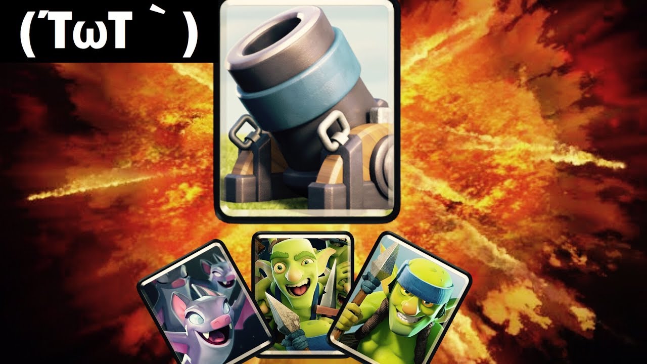 [Clash Royale] mortar log bait🤩