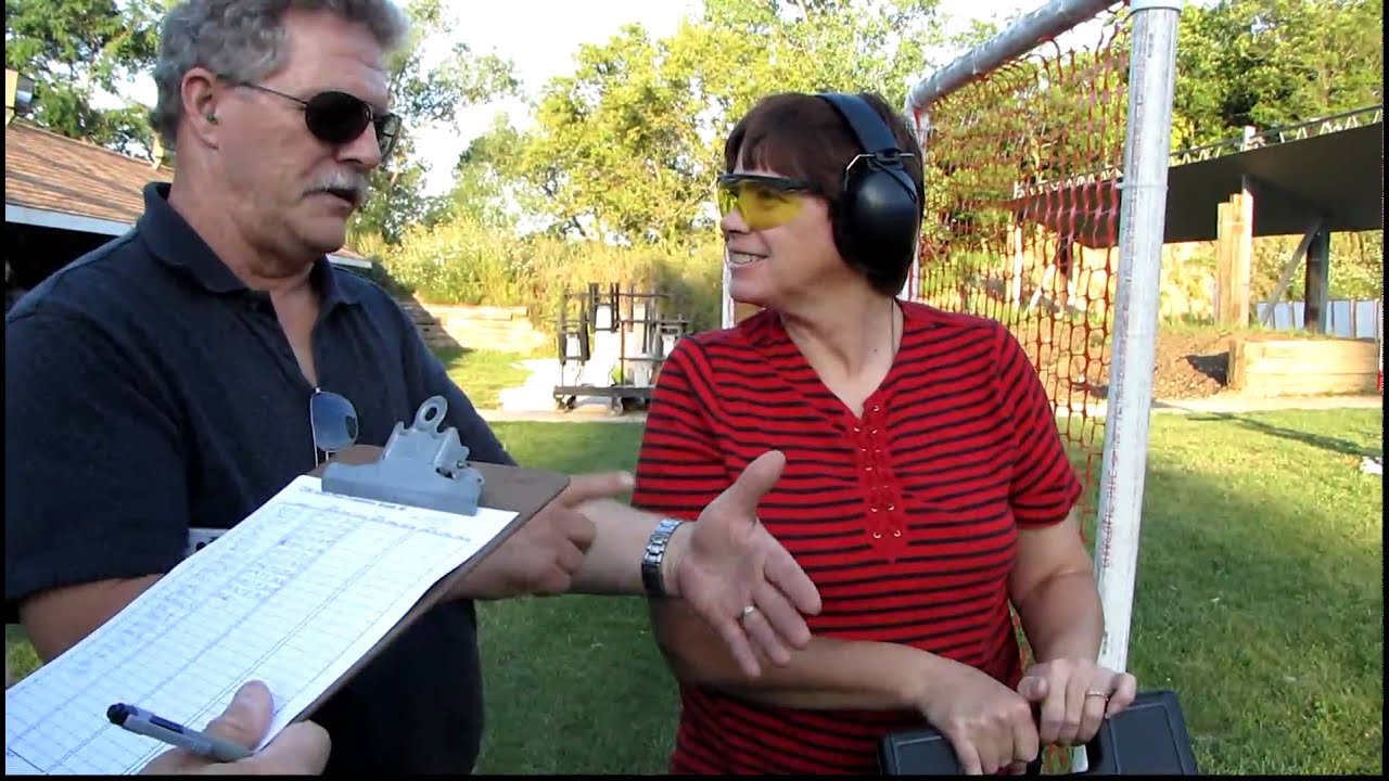 Mom at CCKC Action Pistol , Conservation Club of Kenosha County Wisconsin