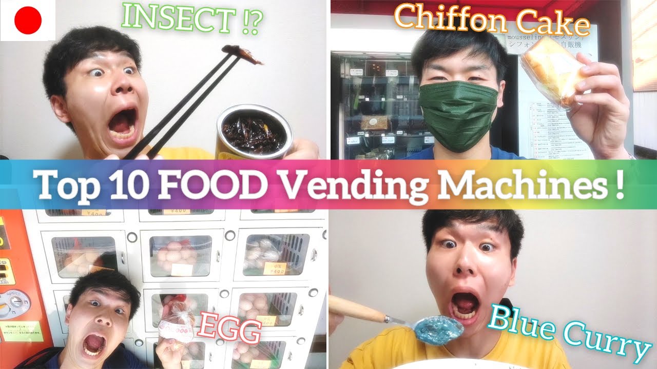 Top 10 Most UNBELIEVABLE Food Vending Machines in Tokyo, Japan!