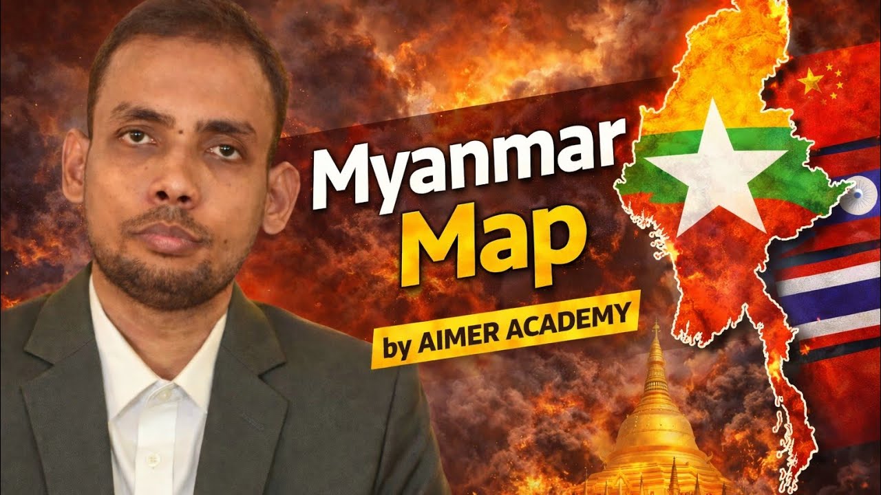 World map series (Myanmar)