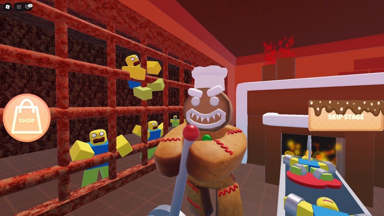 🎄🍪 Escape the Evil Gingerbread Obby 🍩🥛