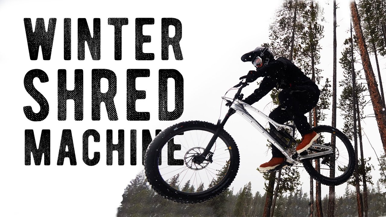Can You SHRED A Mountain Bike In The WINTER? // Find Out How