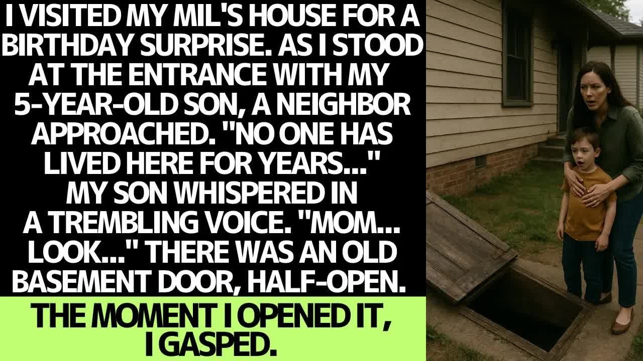 I surprised my MIL for her birthday    what I found in the basement