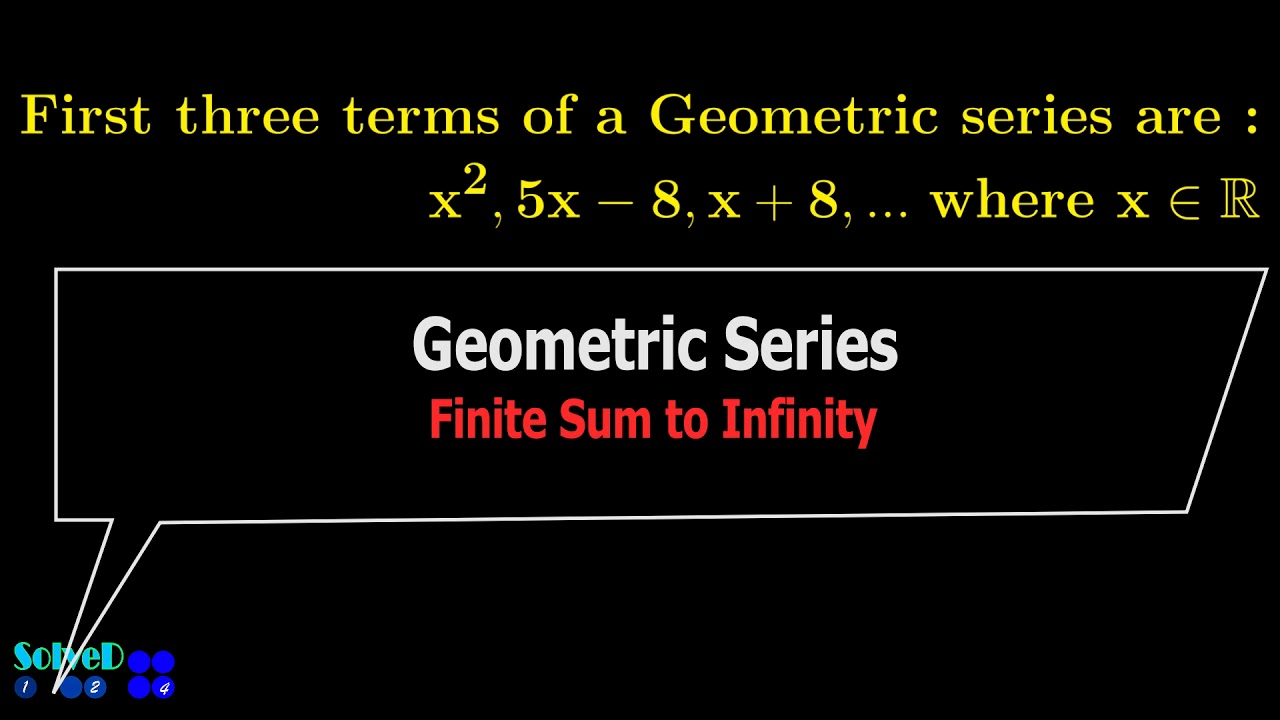 Sum to Infinity | Geometric series | Leaving Cert Maths |