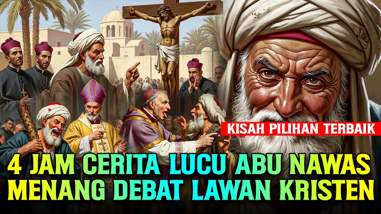 4 JAM KISAH PILIHAN ABU NAWAS DEBAT MELAWAN KRISTEN - CERITA TERBAIK ABU NAWAS PENGANTAR TIDUR