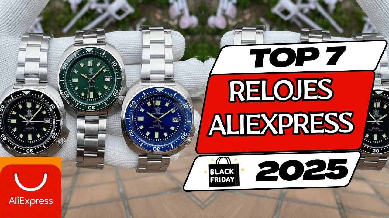 🔥 7 RELOJES con calidad-precio RIDÍCULAMENTE BUENA (¡y están en AliExpress!) – BLACK FRIDAY
