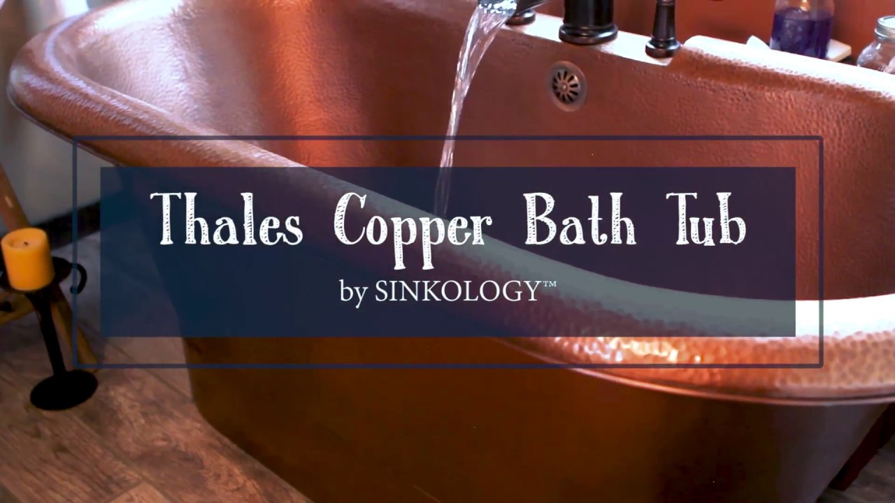 How to Install a Freestanding Copper Bathtub - The Thales from Sinkology