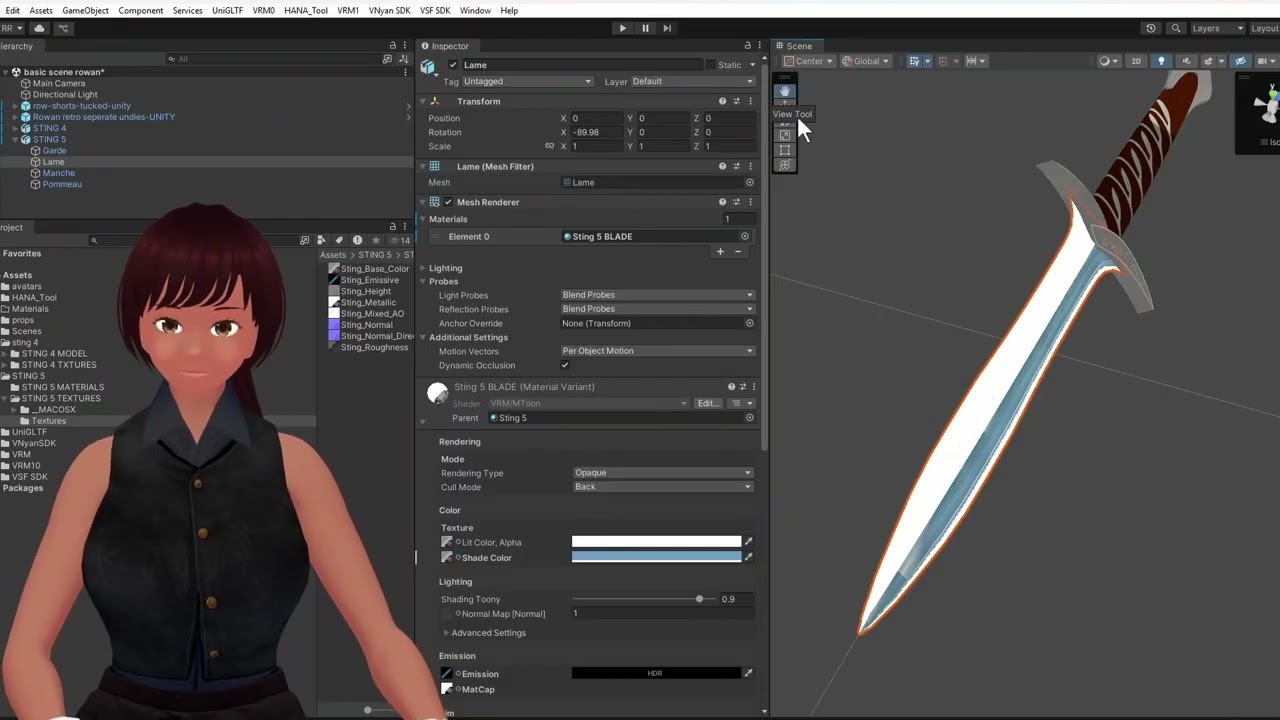 Working with shader variants on STING