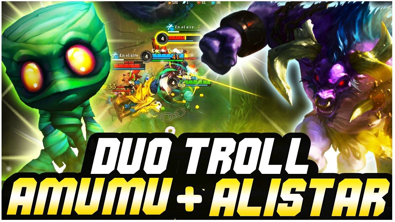 LA BOTLANE QUE HUMILLA A LOS ENEMIGOS - AMUMU + ALISTAR DESTROZA EN WILD RIFT!!