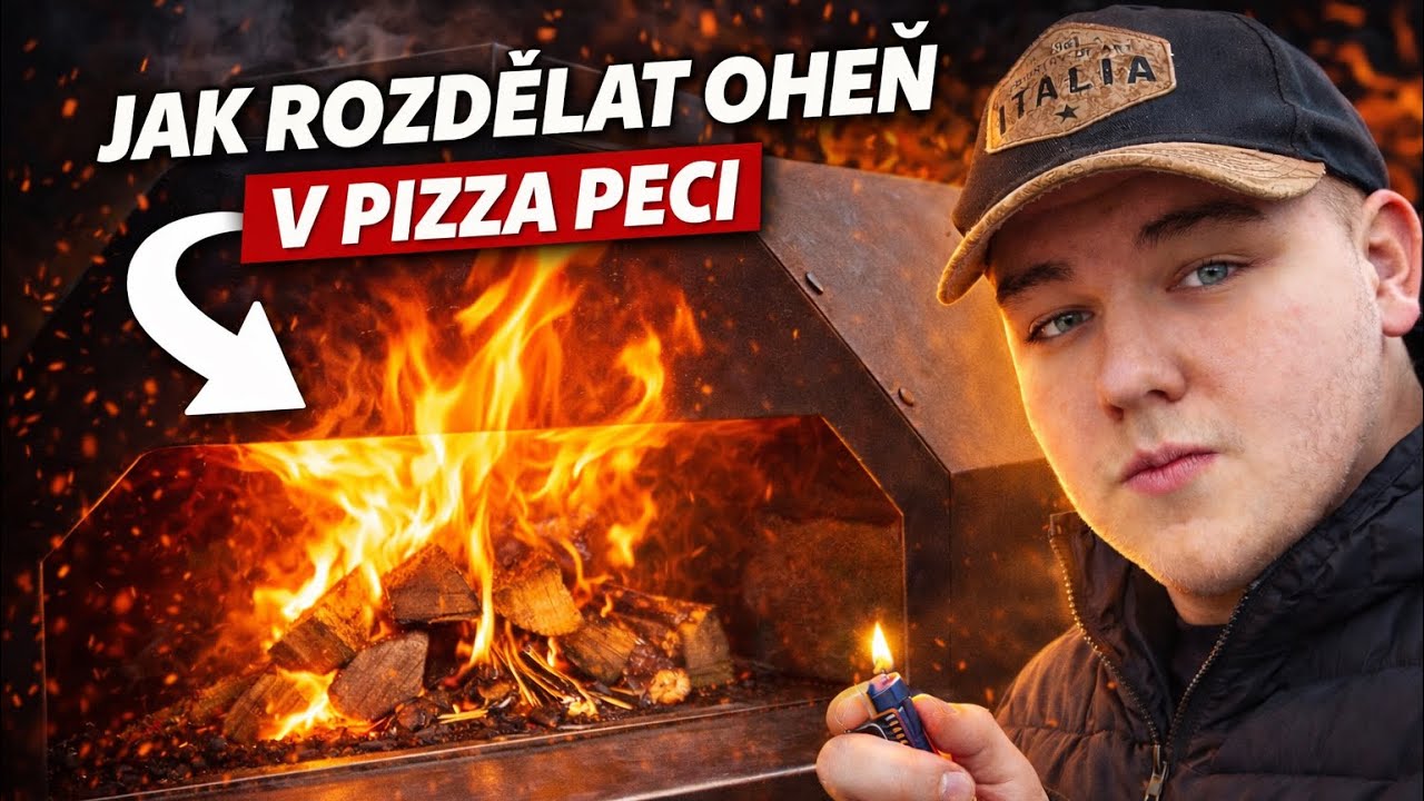 Jak správně rozdělat oheň v pizza peci 🔥