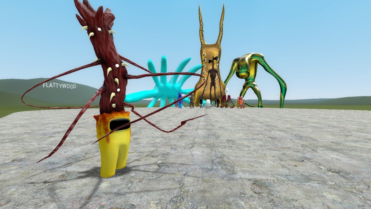 THE IMPOSTOR VS TREVOR HENDERSON CREATURES!! Garry's Mod Sandbox