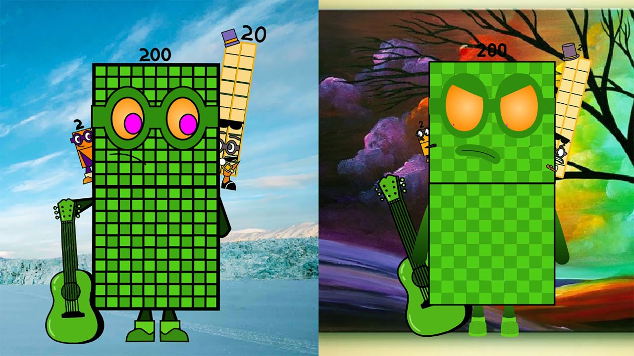 UncannyBlocks Band Giga Different (101-200) But my characters But NEW VS OLD (The end!)