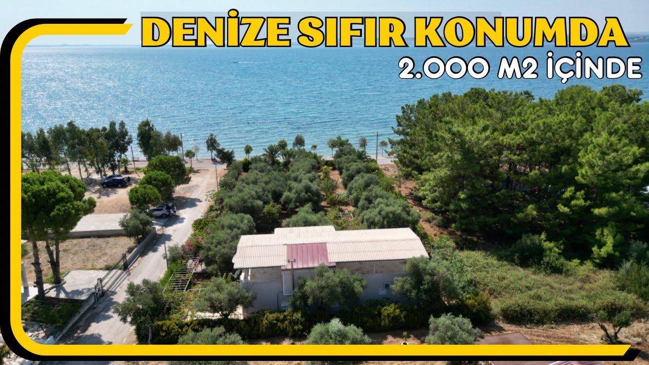 ‼️Satıldı‼️Denize Sıfır Konumda Akbük Merkezde 2.000 m2 İçinde Harika Villa Turu E-314