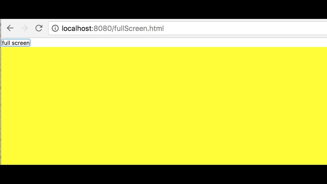 WebGL Native Fullscreen - ProgrammingTIL WebGL Video Tutorial Screencast 0011