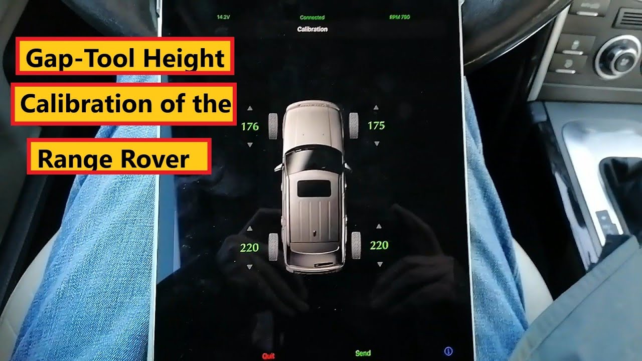 Калибровка высоты Gap Tool для Range Rover L322 3.6 TD V8.