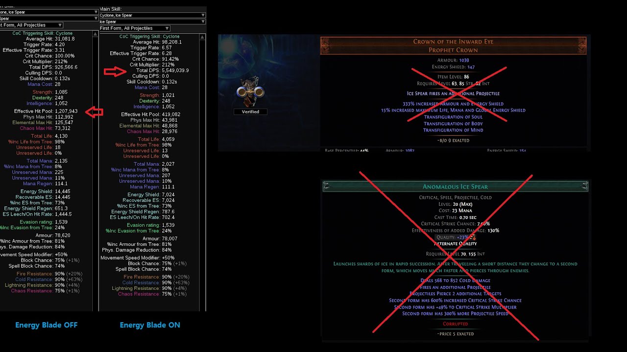 [POE 3.18] Final thoughts, Energy blade Ice spear inquisitor 90 all res, reasonable budget build.