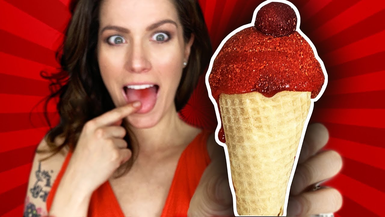 ¡HELADO SABOR PICAFRESA! 🌶🍓 (FRESA, TAMARINDO Y CHAMOY) | DACOSTA'S BAKERY