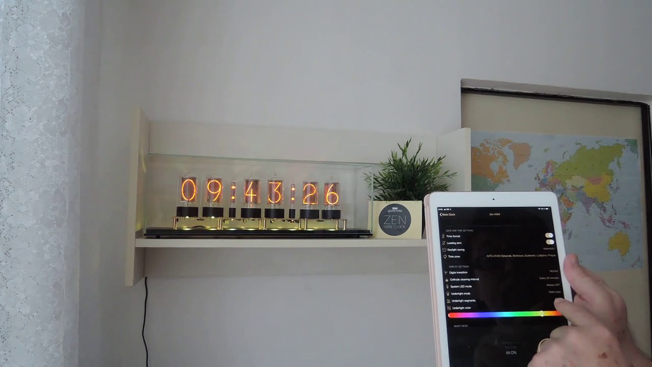 Digitronové hodiny v novém / Zen Nixie Clock by Dalibor Farny