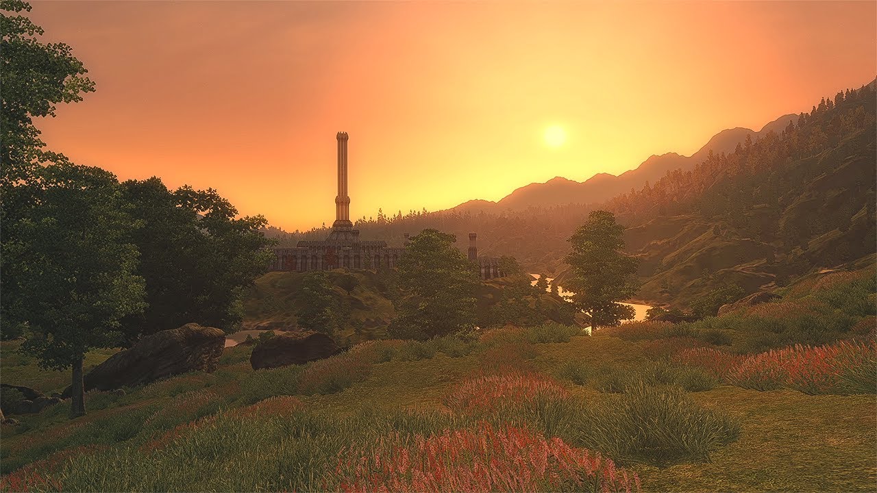 Watching the Sunset over the Imperial City | The Elder Scrolls IV Oblivion (4K)