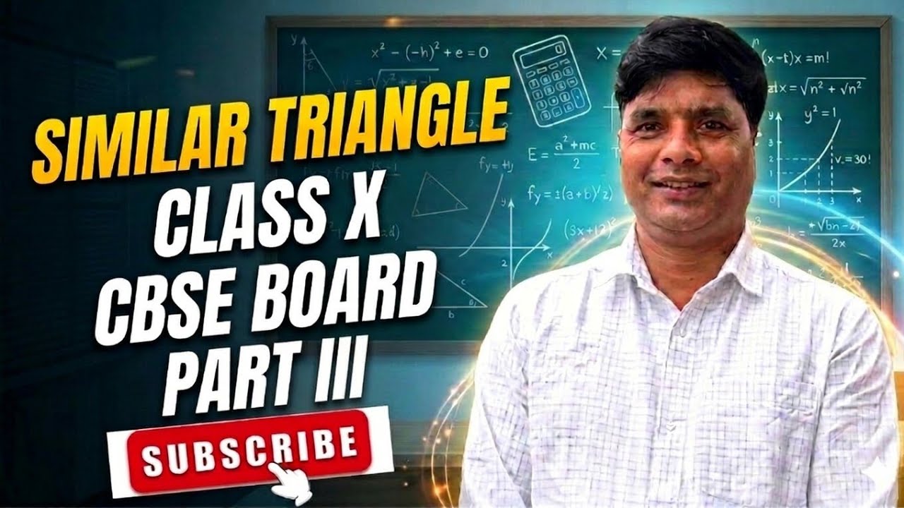 Pandey Sir Ki Class is live Simple Class X MATHEMATICS Simple #similar triangle #foryou#trending