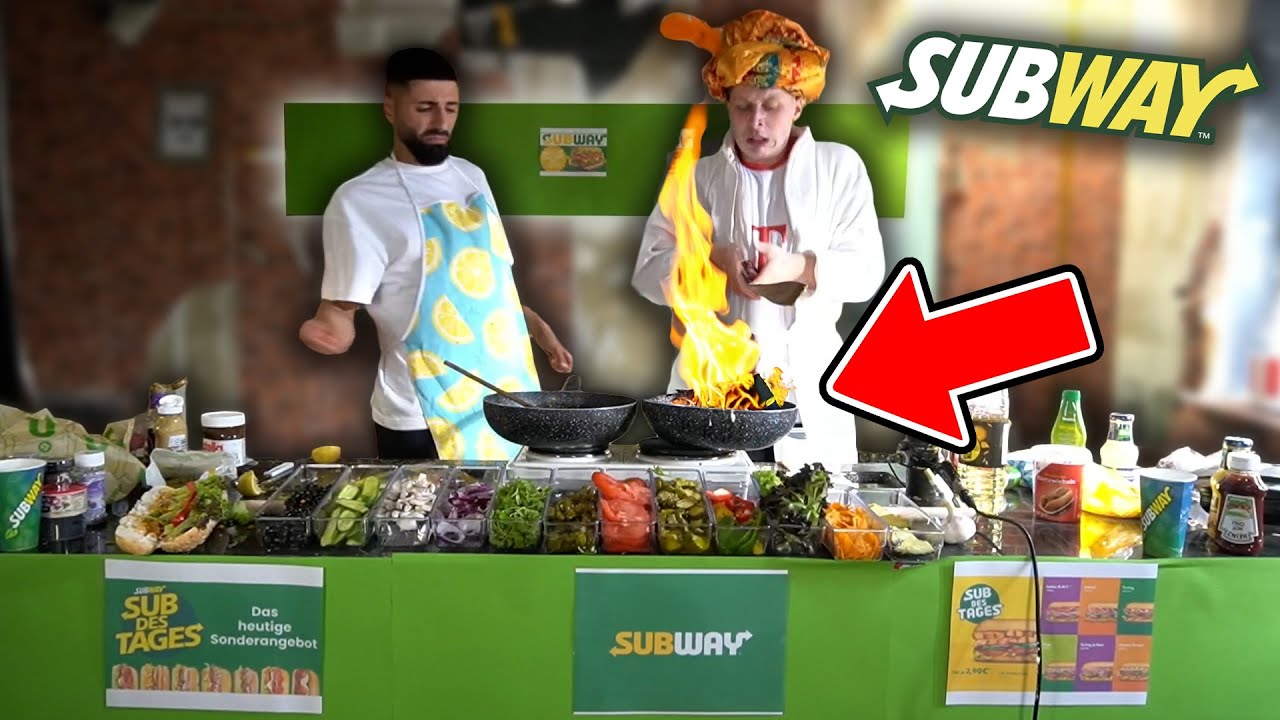 WER MACHT das BESSERE SUBWAY MENÜ (eskalation in der Küche)