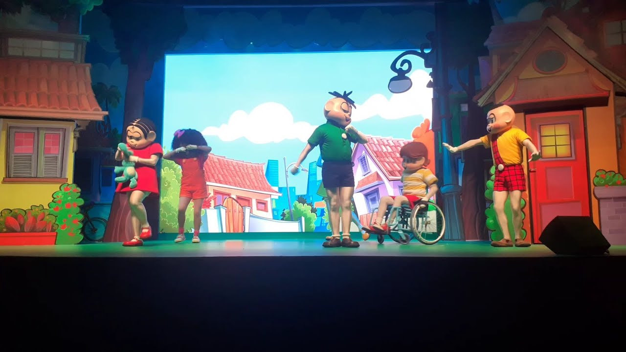 O inesquecível show da turma da Mônica no parque