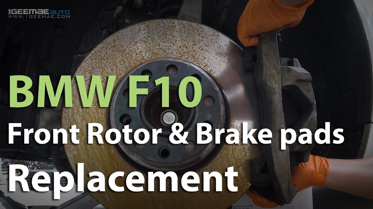 BMW F10 Front Rotor & Brake pads and sensor replacement