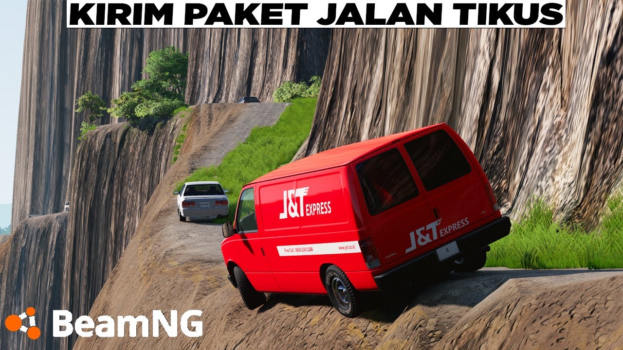 Ingin Kirim Paket Lebih Cepat Malah Bencana 😭😭 BeamNG Drive Gameplay Indonesia