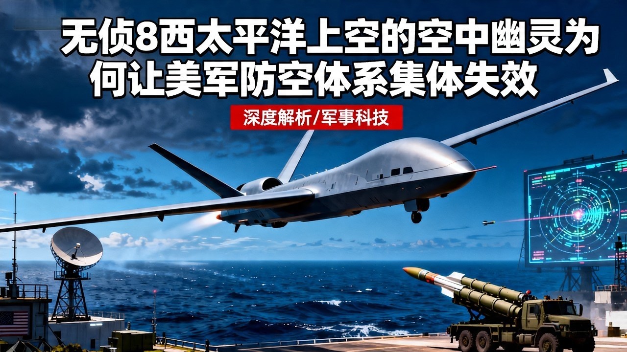 无侦8西太平洋上空的空中幽灵为何让美军防空体系集体失效#軍事科普 #軍事戰爭 #漲知識