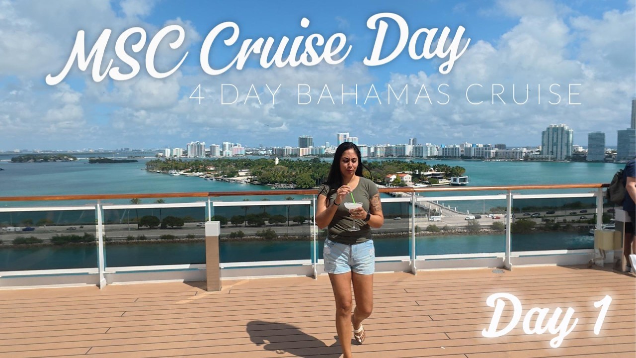 MSC Seaside 4 Day Bahamas Cruise Day 1