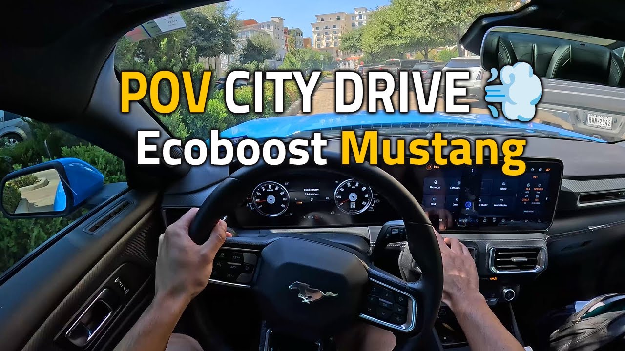 POV EcoBoost Mustang City Drive &mdash; Daily Driving & Performance Test 🚦💨
