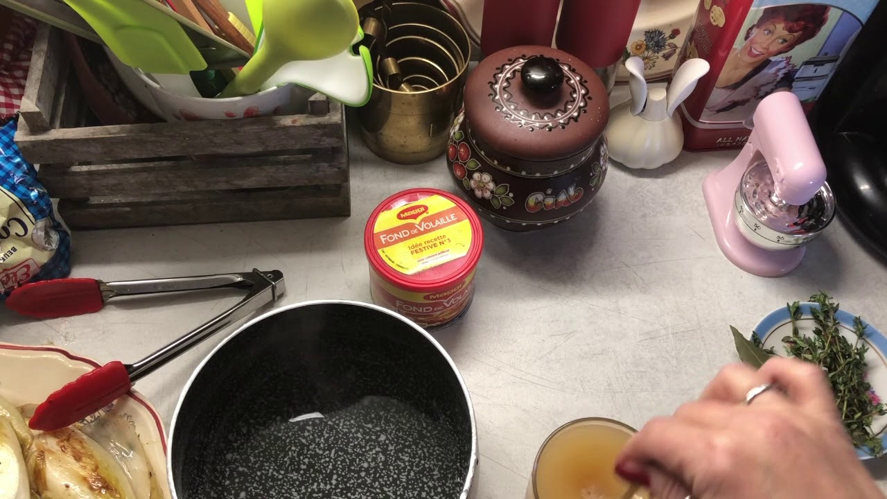 Тушеный цикорий (endive braisée)